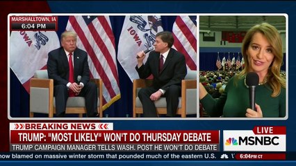 Chris Matthews -  who is going to watch a debate between the two cuban guys