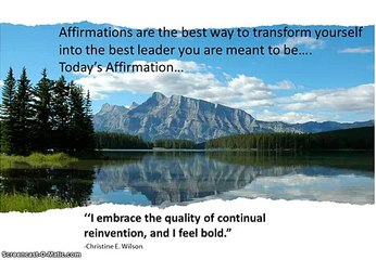 ECE Leadership Affirmation on Reinvention 3 Minute Meditation