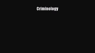 (PDF Download) Criminology Read Online