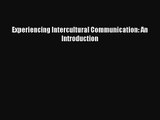 (PDF Download) Experiencing Intercultural Communication: An Introduction PDF