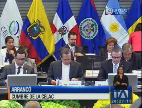 Cancilleres CELAC llegarán este miércoles