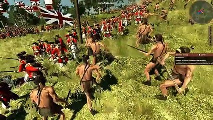 Empire Total War - THE LAST OF THE MOHICANS GAMEPLAY