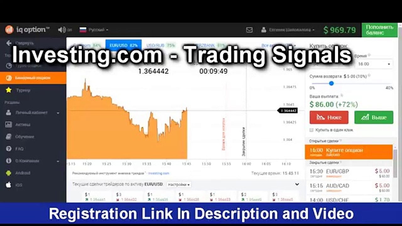 Binary options signals - binary options trading signals - candid experience in a live trading room