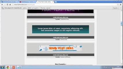Tutorial como usar o site FlashVortex