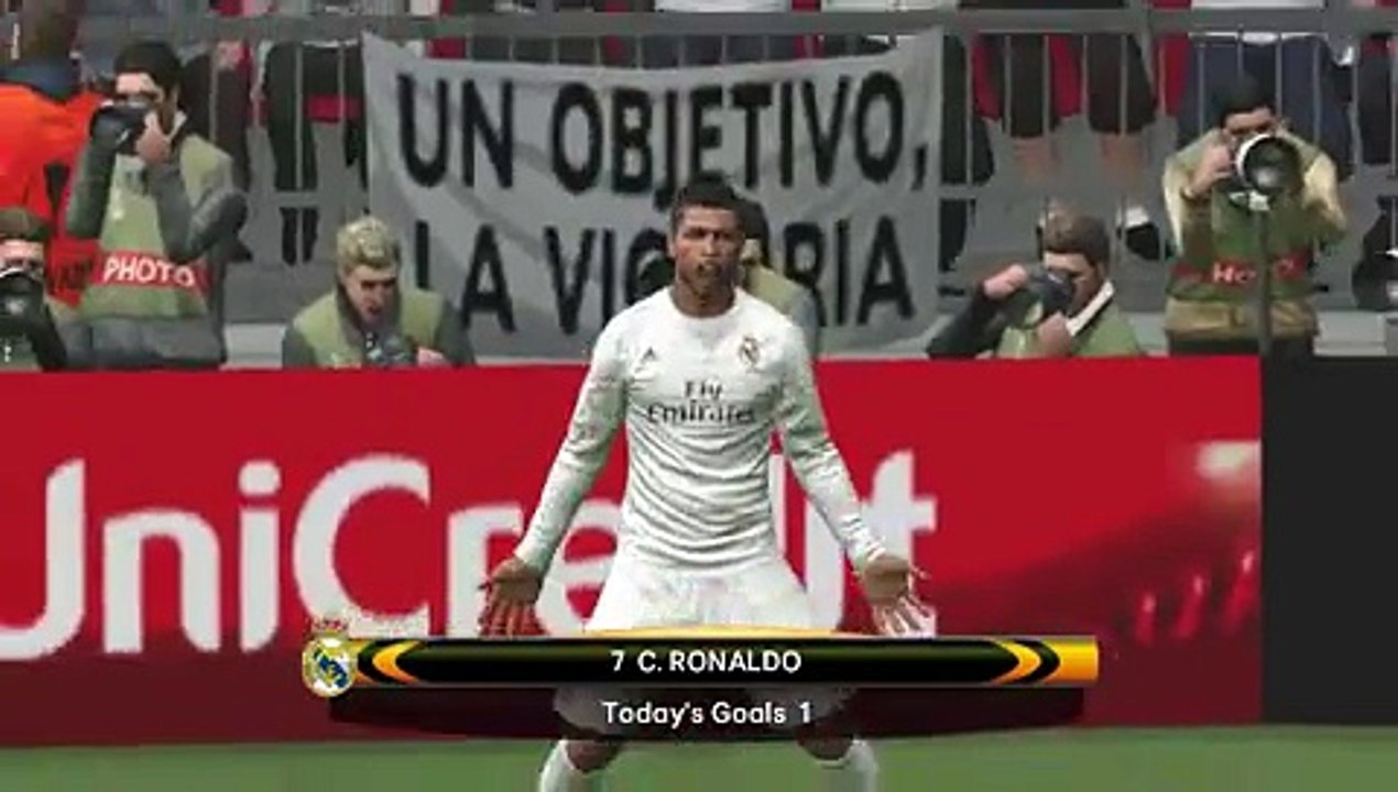 Pes 2016  As Roma vs Real Madrid  (1-3)