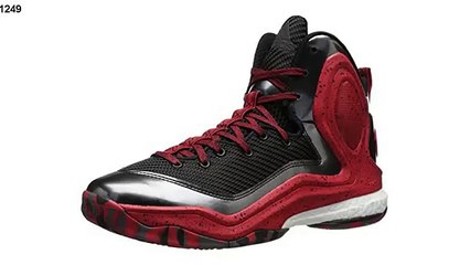 Cheapest adidas men 39 s d rose 5 boost basketball shoe black scarlet white 9 5 m us
