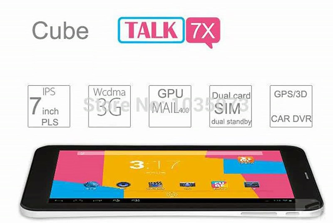 Cube U51GT talk 7x quad core Tablet PC 7 inch Phone Call MTK8382 1GB RAM 8GB WCDMA GPS Bluetooth FM 1Pcs With Free shipping-in Tablet PCs from Computer