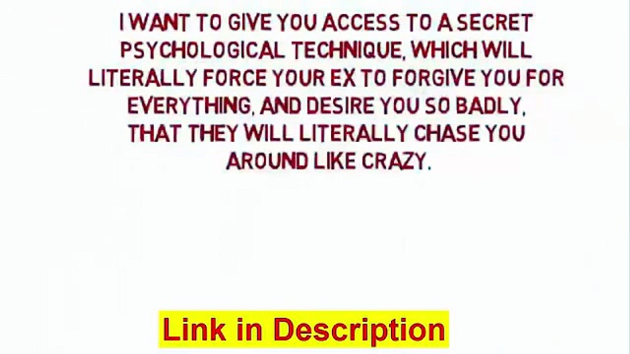 Pull Your Ex Back Review - Get Your Ex Back