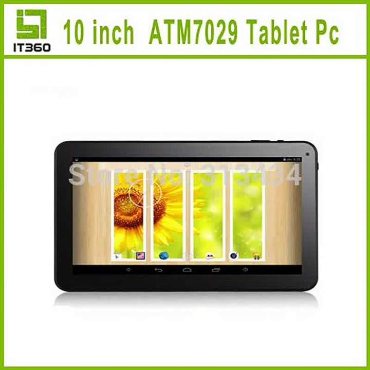 New 10 inch ATM7029 Quad core Android 4.2 Tablet PC With  Capacitive Screen HDMI WIFI camera Bluetooth OTG 1GB RAM 8GB 16GB ROM-in Tablet PCs from Computer