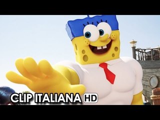 Spongebob: Fuori dall'acqua Clip Ufficiale Italiana 'Superpoteri' (2015) Movie HD