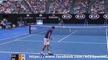 Novak Djokovic vs Kei Nishikori 2016-01-26 Quarter Finals tennis highlights HD720p50 by ACE