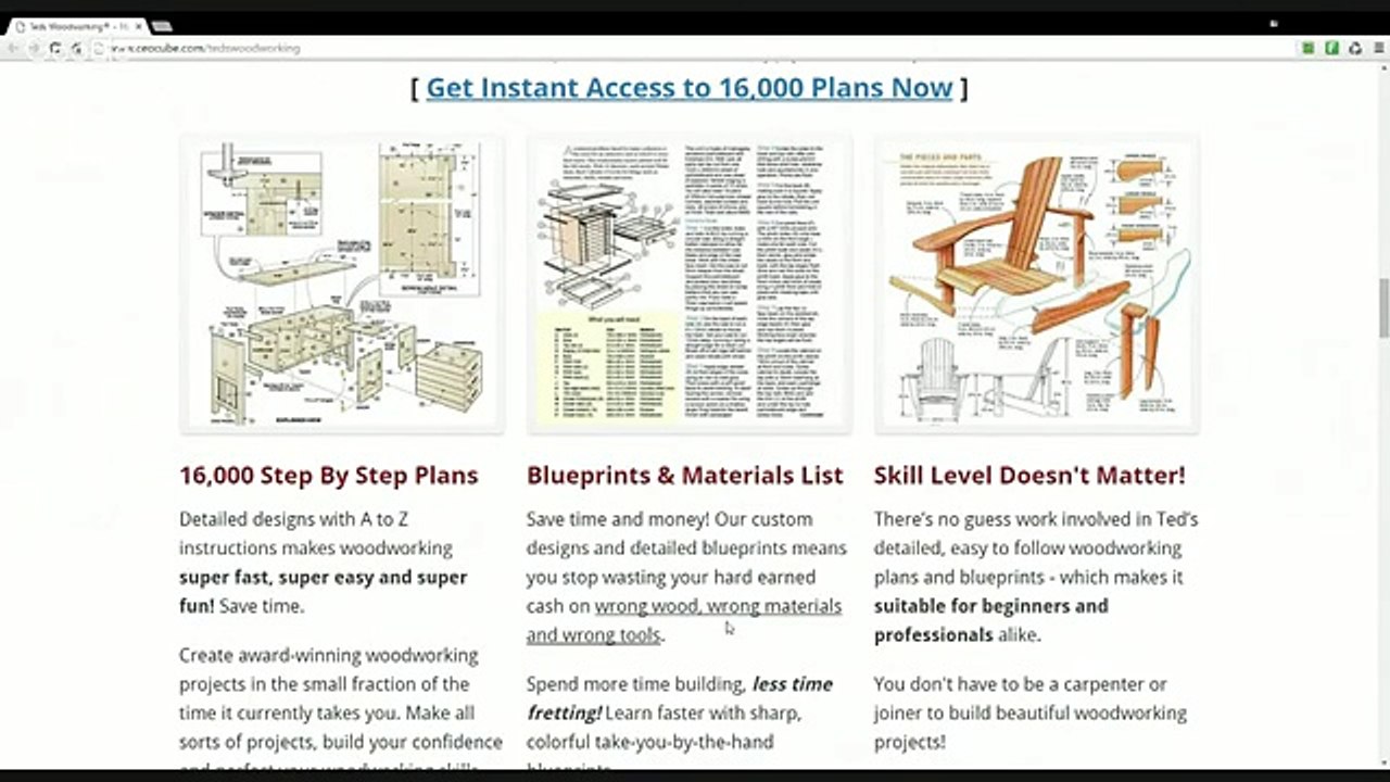 Teds Woodworking Plans Review - Scam or Not - Watch BEFORE You Buy!