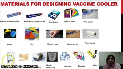 Engineering design challenge for STEM Unit-Cool It