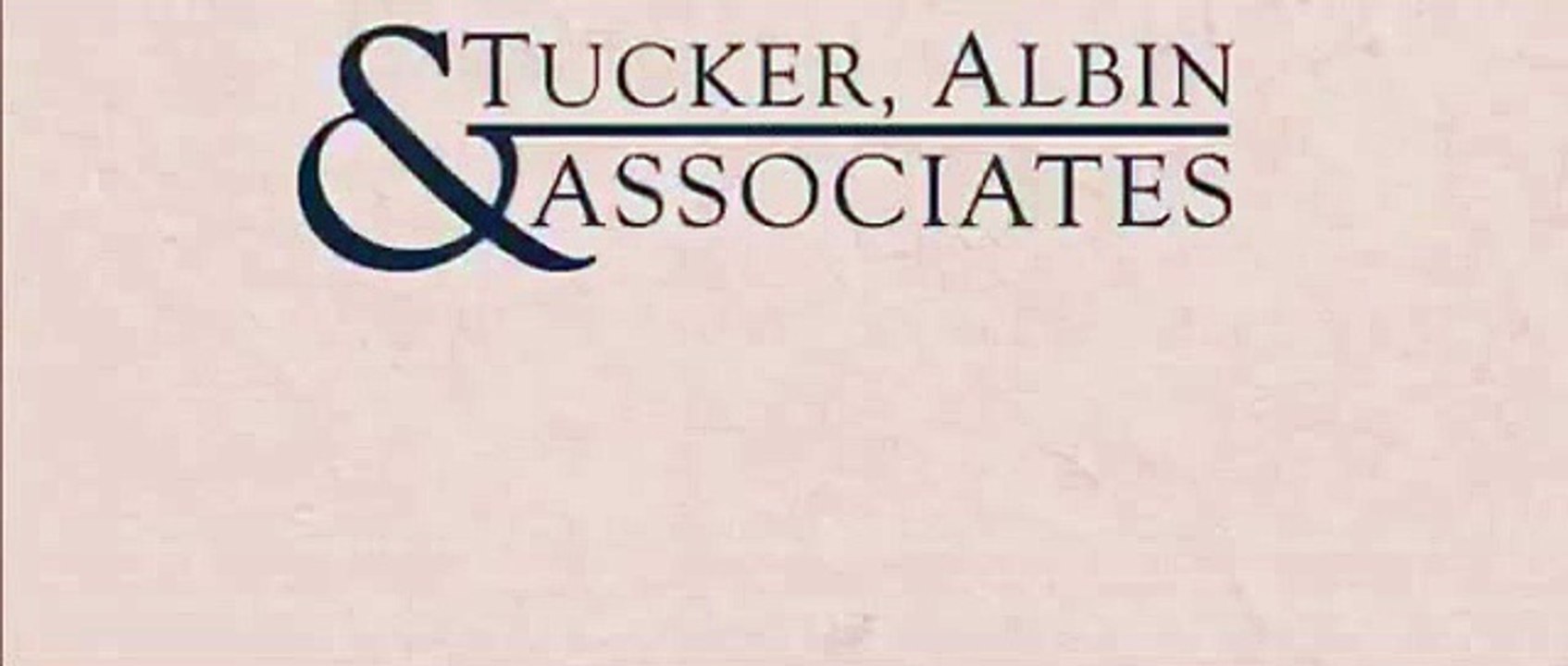 Tucker Albin Associates - Why US?