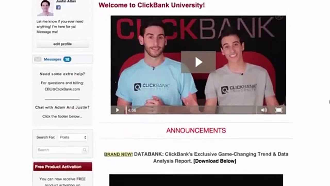 Clickbank University Members Area - FULL Detailed Review!