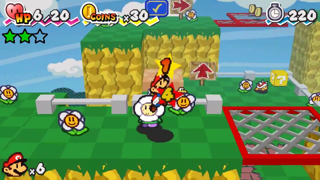 Lets Play Paper Mario 3D Land Part 1: Paper Mario meets 3D Land / World!