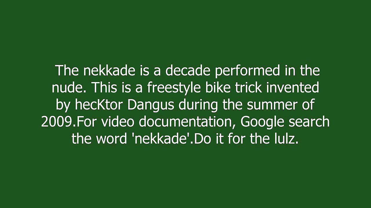nekkade meaning and pronunciation
