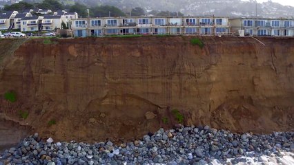 En Californie, la falaise menace de s’effondrer
