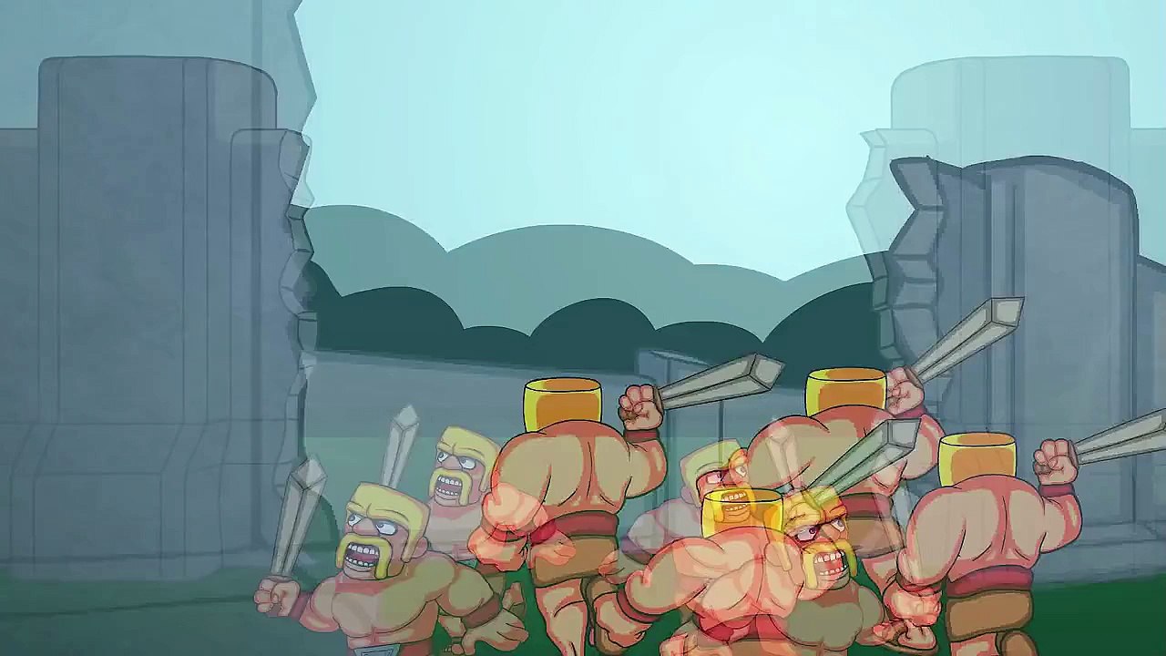 Clash of clans - Raid the village (Inferno tower power!)