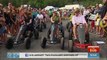 Sunrise hosts race around caravan park on pedal bikes _ Daily Mail Online