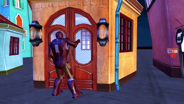 Yellow Ironman Vs Ironman Cartoon Finger Family Children Nursery Rhymes | Wee Willie Winkie Rhymes