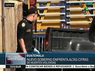 Guatemaltecos exigen políticas para hacer frente a la inseguridad