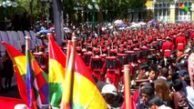 Thousands of People Honor President Evo Morales