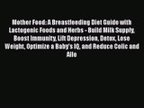 Mother Food: A Breastfeeding Diet Guide with Lactogenic Foods and Herbs - Build Milk Supply