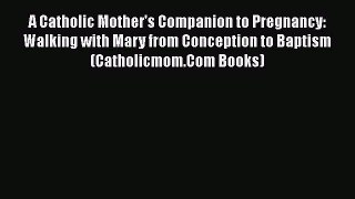 A Catholic Mother's Companion to Pregnancy: Walking with Mary from Conception to Baptism (Catholicmom.Com