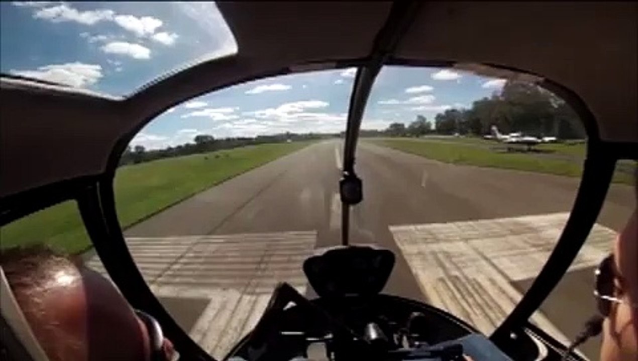 Eurocopter EC 175 Flying over lake Go pro 3