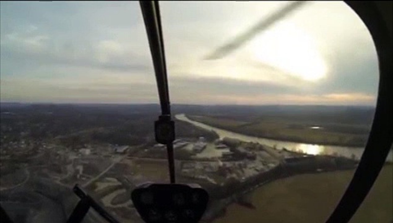 Eurocopter EC 175 landing in  atlantic ocean Go pro Black Edition