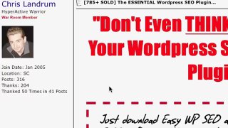 Seopressor Wordpress SEO Plugin Review