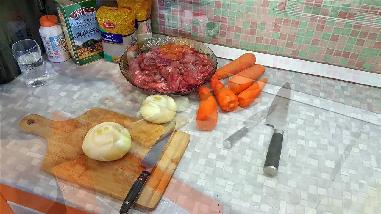 Плов. Настоящий узбекский плов за 40 секунд!
