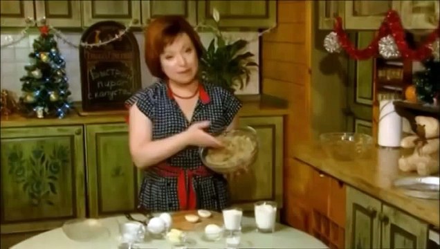 ПРОСТОЙ И БЫСТРЫЙ ПИРОГ С КАПУСТОЙ. РЕЦЕПТЫ ЕЛЕНЫ ЧЕКАЛОВОЙ