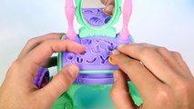 PLAY DOH Tutorial Disney Prettiest Princess Ariel Vanity Little Mermaid Toy Playset