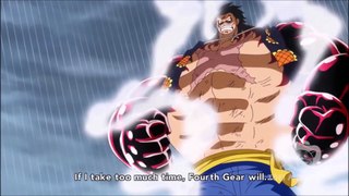 Luffy vs Doflamingo's Awakening - GEAR 4 - One Piece 727 [HD] 1080p