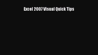 Excel 2007 Visual Quick Tips  Free PDF