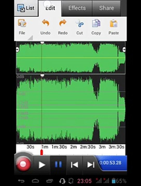 รีวิวแอป WavePad
