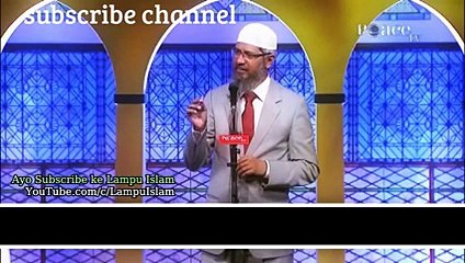 Dr. Zakir Naik. Which Prophet was born more pious
