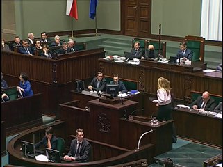 Poseł Joanna Schmidt - Wystąpienie z dnia 30 grudnia 2015 roku.