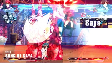 Nitroplus Blasterz : Heroines Infinite Duel - Saya Character Spotlight