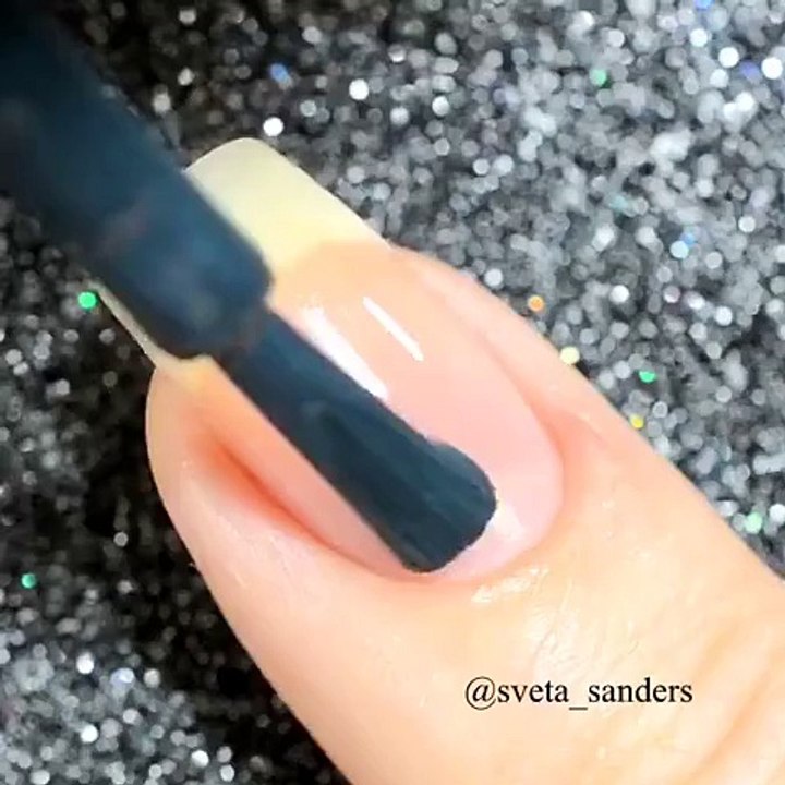 Nail Stickers Metallic Filigree Spiral Gold