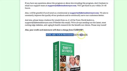 Diabetes Destroyer Review – Natural Diabetes Treatment