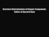 [PDF Download] Structure Determination of Organic Compounds: Tables of Spectral Data [PDF]