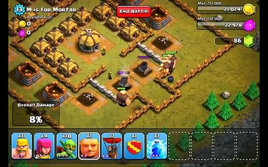 Clash of Clans Level 13 - M is for Mortar