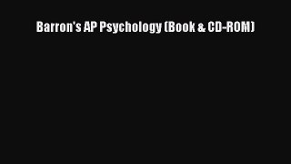 [PDF Download] Barron's AP Psychology (Book & CD-ROM) [PDF] Online