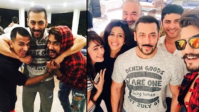 Salman Khan PARTIES With Bigg Boss 9 Contestants At Farm House