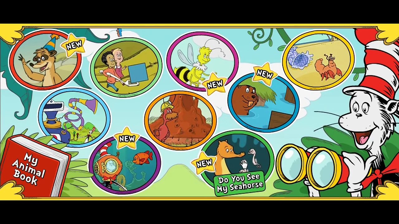 CAT IN THE HAT Full Episodes Learning Games Dailymotion Video