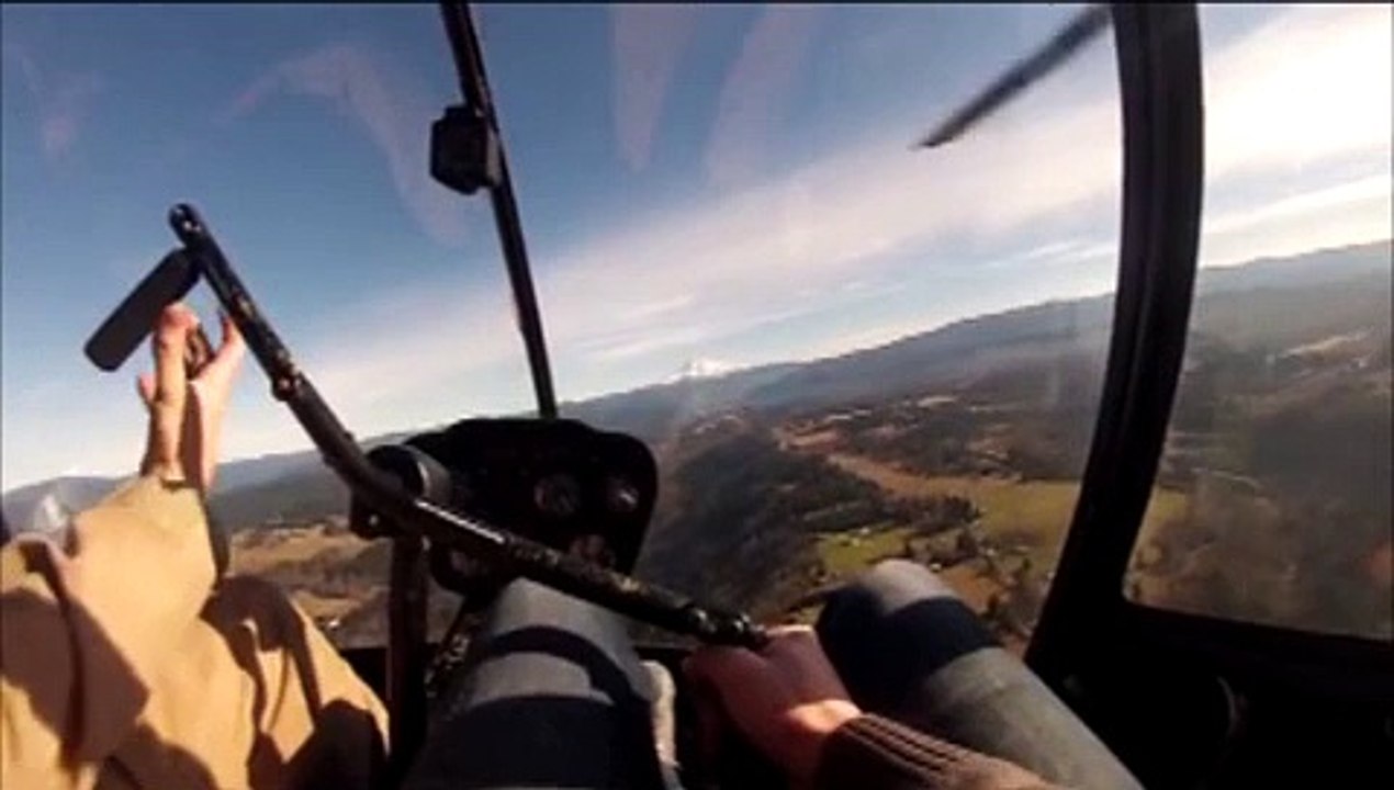 Kamov Ka-226 Sergei taking off Big White Montana Go pro Black Edition