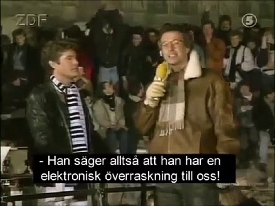 David Hasselhoff, Berlin 1989